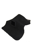 EPDM Regenwasserabfluss - Durchmesser 60 mm x 80 mm - Auslaufwinkel 90°