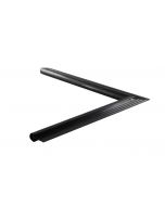 Dachrandprofil Innenecke mit Perlenbesatz schwarz 26mm