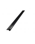 Dachrandprofil mit Perlenbesatz schwarz 26mm Länge 1650mm
