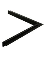 Dachrandprofil Standard schwarz Innenecke 60mm