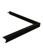 Dachrandprofil Standard schwarz Außenecke 60mm