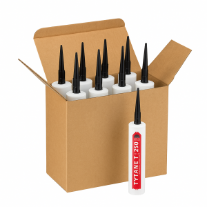 Karton mit 12 Stück EPDM Kitt 290 ml