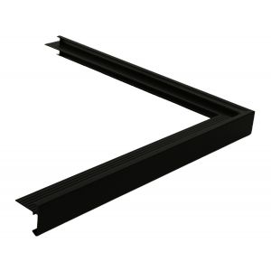 Dachkante Standard schwarz Außenecke 45mm