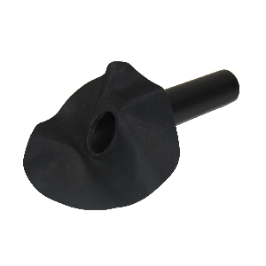 EPDM Regenwasserabfluss - Durchmesser 75 mm - Auslaufwinkel 45°