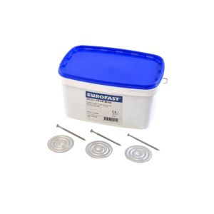 Druckverteilerplatte + Schraube 5,0 x 160mm für PIR-Isolierung 140mm - 250 Stück